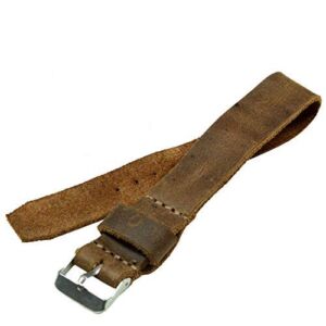 Hide & Drink, Leather Wristwatch Strap Replacement (20mm), Watch Band, Timepiece Accessories, Handmade – Bourbon Brown