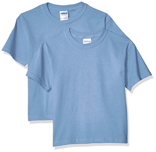 Gildan Youth Ultra Cotton T-Shirt, Style G2000B, 2-Pack, Carolina Blue, Large | The Storepaperoomates Retail Market - Fast Affordable Shopping