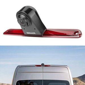 DALLUX Sprinter Brake Light Backup Rear View Camera for Benz Sprinter/VW Crafter Van,Car 3rd Wide Angle Waterproof Night Vision Microphone Built-in Adjustable Lens Roof Mount Reverse Cam