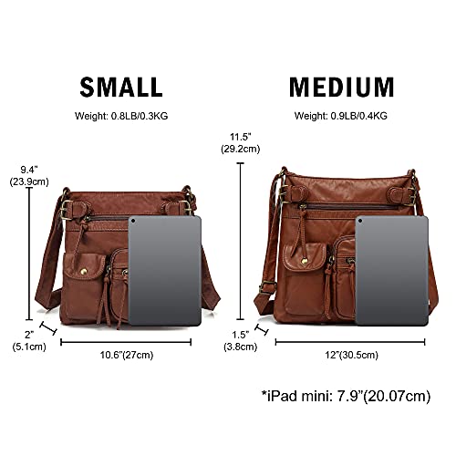 SCARLETON Purses for Women, Crossbody Bags for Women, Purses and Handbags, Crossbody Purse with Multiple Pockets, H183304 – Brown | The Storepaperoomates Retail Market - Fast Affordable Shopping