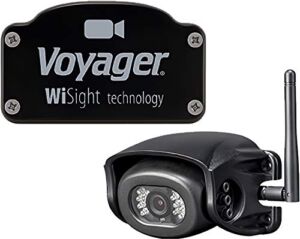 Voyager WVH100 Digital Wireless WiSight RV BackUp Observation Camera with Built-In Microphone for Pre-Wired Vehicles