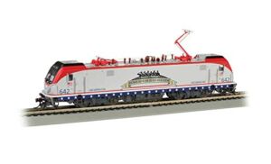 Bachmann Trains ACS-64 Dcc Wowsound Equipped Electric Locomotive Amtrak #642 – Salutes Our Veterans – HO Scale, Prototypical Silver