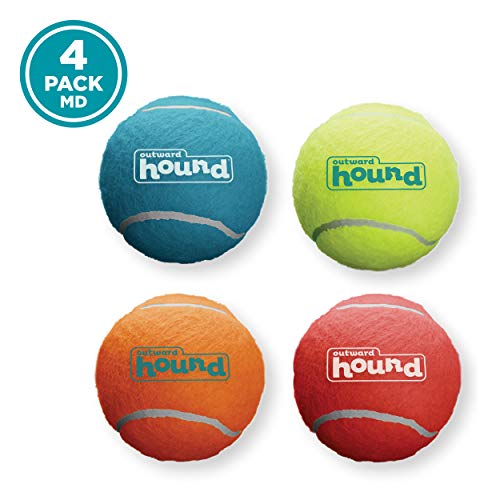 Outward Hound Squeaker Ballz Fetch Dog Toy, Medium – 4 Pack | The Storepaperoomates Retail Market - Fast Affordable Shopping