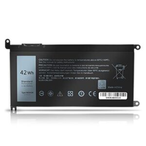 WDX0R Laptop Battery for Dell Inspiron 15 5567 5568 7560 5567 7579 7573 Inspiron 13 5368 5378 7368 7378 17 5765 5767 5770 Series WDXOR FC92N 3CRH3 T2JX4 CYMGM Replacement Battery