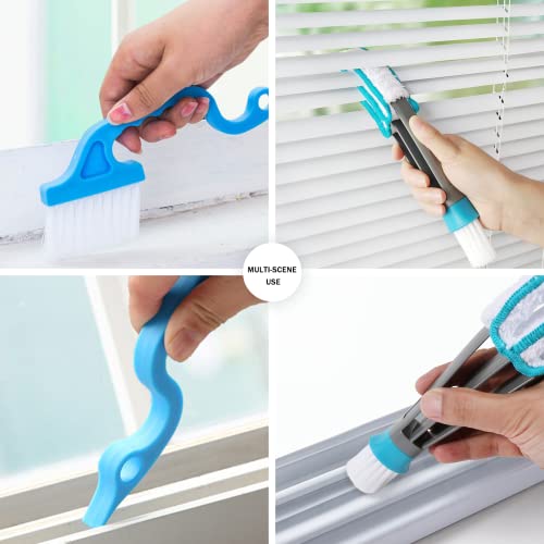 SetSail Blind Duster, Blind Cleaner Duster and Brush kit with 2pcs Removable Microfiber Sleeves Groove Gap Cleaning Tool for Household Cleaning Window Blind Cleaning car Vent Air Conditioner Cleaner | The Storepaperoomates Retail Market - Fast Affordable Shopping