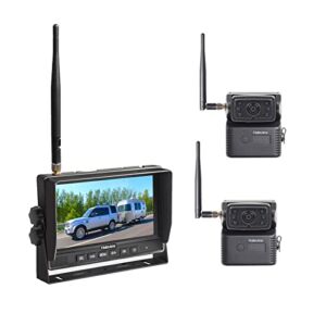 Haloview Handy 7X Wireless Backup Camera System, Hitch Camera and Rearview Camera and Monitor System for RV/Trailer/Pickup