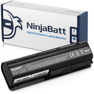 NinjaBatt Battery for HP 593553-001 636631-001 MU06 MU09 593554-001, HP Pavilion dm4 g4 g6 g7 DV3-4000 DV5-2000 DV6-3000 DV7-6000, HP Compaq Presario CQ42 CQ56 CQ57 CQ62 – High Performance