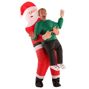 Morph Costumes Inflatable Santa Claus Costume Blow Up Santa Christmas Costumes for Adults