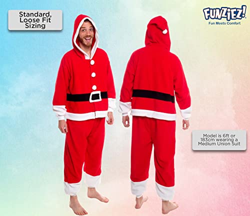 FUNZIEZ! by Silver Lilly Unisex Pajamas – One Piece Cosplay Holiday Santa Claus Costume (M) | The Storepaperoomates Retail Market - Fast Affordable Shopping