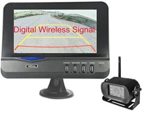4Ucam Digital Wireless Camera + 7″ Monitor for Bus, RV, Trailer, Motor Home, 5th Wheels and Trucks Backup or Rear View