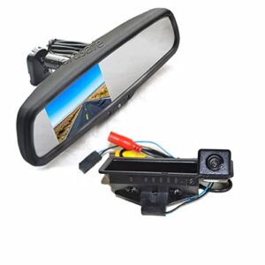 Vardsafe VS544R Reverse Backup Camera Kit & Replacement Rear View Monitor for BMW E82 E88 E84 E90 E91 E92 E93 E60 E61 E70 E71 E72