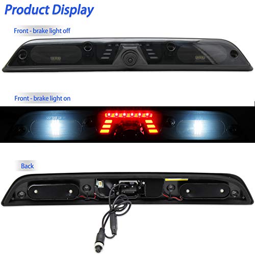 EWAY LED 3rd Third Brake Light Backup Camera for Ford F150 2015-2020/F250 350 450 550 Super Duty 2017-2021 Rear Cargo Lamp High Mount Stop Light Rear View Reverse Hitch Camera | The Storepaperoomates Retail Market - Fast Affordable Shopping