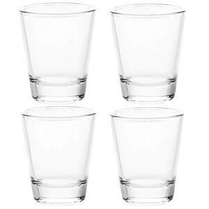 1.5 oz Shot Glasses Sets with Heavy Base, Clear Shot Glass (4 Pack)