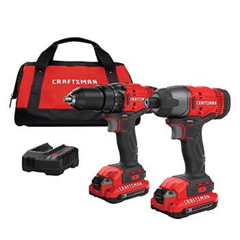CRAFTSMAN V20* Cordless Drill Combo Kit, 2 Tool (CMCK200C2) | The Storepaperoomates Retail Market - Fast Affordable Shopping