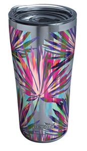 Tervis Multi Color Palms Triple Walled Insulated Tumbler, 20oz, Stainless Steel