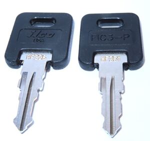 RV Motorhome Trailer Keys Cut to Lock/Key Number from HF326 T0 HF351 Working Keys Travel Trailer Motor Home Toy Hauler ILCO Keys (HF350)