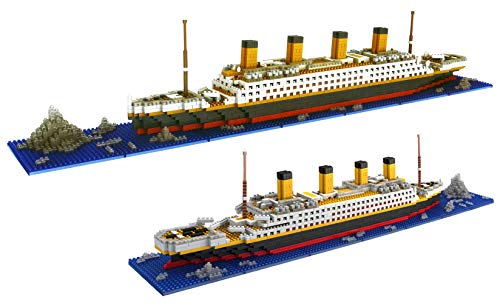dOvOb Micro Mini Blocks Titanic Model Building Set with 2 Figure, 1872 Piece Mini Bricks Toy, Gift for Adults and Kids | The Storepaperoomates Retail Market - Fast Affordable Shopping