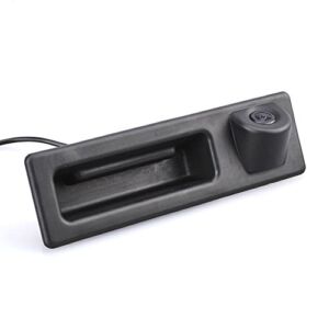 Trunk Handle Vehicle-Specific Camera Integrated into Case Handle Rear View Camera for BMW E60/E61/E70/E71/E72/E82/E88/E84/E90/E91/E92/E93/X1/X5 (Model 2-LS8006 162mm)