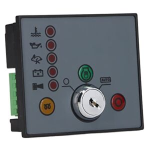 Power Genset Controller, Overspeed Protection Engine Control Module 8～35V High Cylinder Temperature with Alarm Stop Signal for Industrial Use