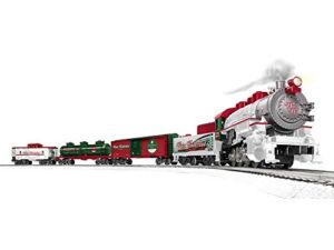 Lionel Winter Wonderland LionChief 0-8-0 Set with Bluetooth Capability, Electric O Gauge Train Set with Remote