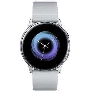 Samsung Galaxy Watch Active – 40mm, IP68 Water Resistant, Wireless Charging, SM-R500N International Version (Silver)