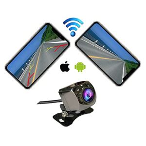 Casoda WiFi Wireless Backup Camera for iPhone and Android,Ultra Strong Signal Smooth Video Never Freezing Clear Picture Suitable for Cars SUVs RVs etc,Easy to Install