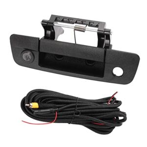 Rear View Camera Backup Back Up Tailgate Door Handle Camera Compatible with 2009 2010 2011 2012 2013 2014 2015 2016 2017 Dodge Ram 1500 2010-2017 Ram 2500 3500