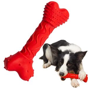 Dog Toys for Aggressive Chewers, Indestructible Tough Durable Dog Toys, Puppy Chew Toys for Teething, Non-Toxic Natural Rubber Interactive Dog Toys for Small Medium and Large Breed