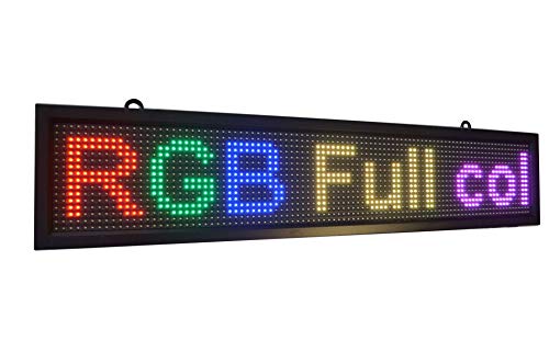 LED display with WIFI FULL color sign 40″ x 8″ with high resolution P10 and new SMD technology. HIGH BRIGHTNESS ,Perfect solution for advertising | The Storepaperoomates Retail Market - Fast Affordable Shopping