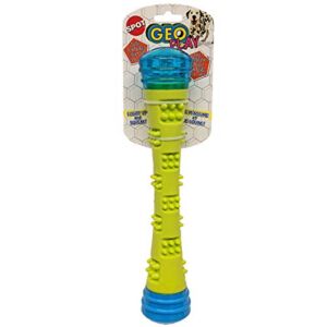 SPOT Geo Play Light & Sound Stick Dog Toy 12″, Assorted