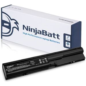NinjaBatt Battery 633805-001 for HP ProBook 4540S 4530S 4440S 4430S 4540 4540S 6460B 633809-001 PR06 PR09 HSTNN-DB2R HSTNN-IB2R HSTNN-LB2R HSTNN-OB2R 633733-1A1 633733-241 – [6 Cells/4400mAh]