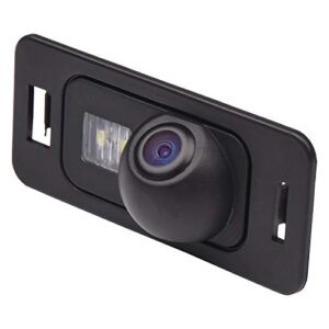 Misayaee Rear View Back Up Reverse Parking Camera in License Plate Lighting Night Version (NTSC) for Mini Cooper R50 R52 R53  E82/E88 E90/E91/E92 E39/E60/E61/E62 X5 E53 X1 E84 X3 X6