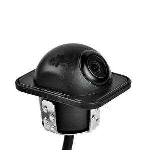 Car Auto Front View Camera Forward Cam Screw Bumper Mount Universal Fit Non-Mirror Image w/o Parking Grid Lines
