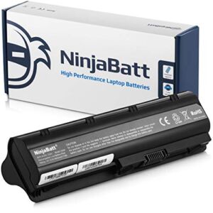 NinjaBatt Battery for HP 593553-001 636631-001 MU06 MU09 593554-001, HP Pavilion dm4 g4 g6 g7 DV3-4000 DV5-2000 DV6-3000 DV7-6000, HP Compaq Presario CQ42 CQ56 CQ57 CQ62 – High Performance (9-Cells)