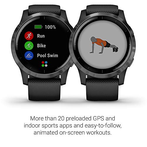Garmin Vivoactive 4, GPS Smartwatch, Features Music, Body Energy Monitoring, Animated Workouts, Pulse Ox Sensors and More, Black | The Storepaperoomates Retail Market - Fast Affordable Shopping