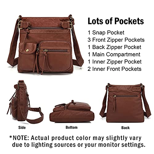 SCARLETON Purses for Women, Crossbody Bags for Women, Purses and Handbags, Crossbody Purse with Multiple Pockets, H183304 – Brown | The Storepaperoomates Retail Market - Fast Affordable Shopping