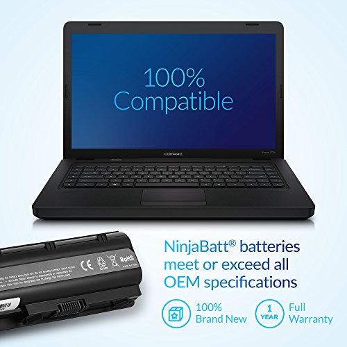 NinjaBatt Battery for HP 593553-001 636631-001 MU06 MU09 593554-001, HP Pavilion dm4 g4 g6 g7 DV3-4000 DV5-2000 DV6-3000 DV7-6000, HP Compaq Presario CQ42 CQ56 CQ57 CQ62 – High Performance (9-Cells) | The Storepaperoomates Retail Market - Fast Affordable Shopping