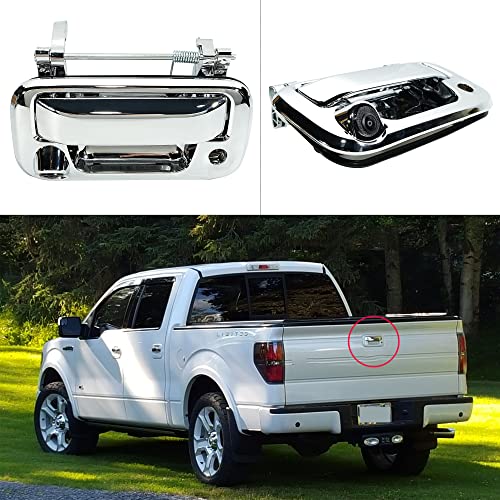 Anina Tailgate Handle Backup Camera for 2004-2014 Ford F150 Super Duty F250 F350 F450 F550 Lincoln Rear View Camera Tailgaters Reverse Camera Tailgate Door Handle Reverse Camera ( Color: Chrome) | The Storepaperoomates Retail Market - Fast Affordable Shopping