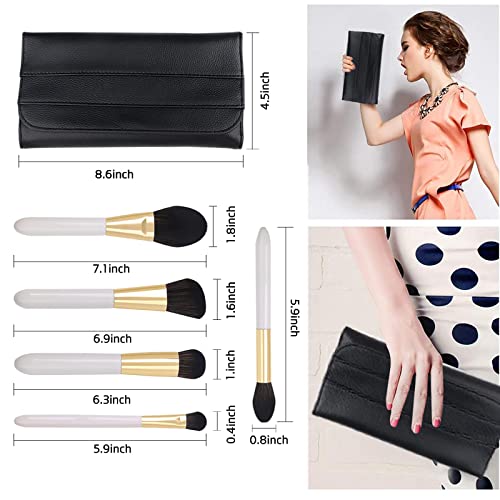 Makeup Brushes Set Professional 12pcs — Yuwaku Makeup Brushes with Case, White Red Make up Brush Set Professional include Eye Makeup Brushes, Lip Brush, Face Brush Set, Foundation Brush Set brochas de maquillaje profesional for Beginners and Experts Alike | The Storepaperoomates Retail Market - Fast Affordable Shopping