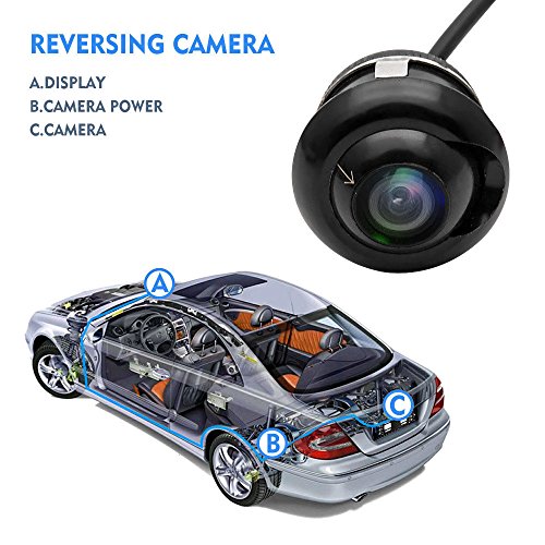 Car Rear View Backup Camera – MASO Waterproof 360°Rotatable CCD HD Car reversing Camera Rear Reverse Parking View | The Storepaperoomates Retail Market - Fast Affordable Shopping