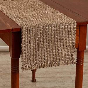 Park Designs Tweed Table Runner – 36” L – Expresso