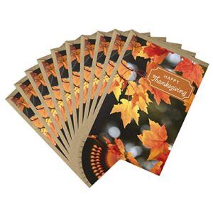 Hallmark Pack of Thanksgiving Cards, Close in Thought and Heart (10 Cards with Envelopes)
