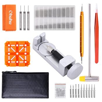 Watch Link Removal Tool Kit, Ohuhu 166PCS in 1 Watch Repair Kit, Spring Bar Tool, Watch Tool Kit, Watch Band Strap Remover with 3 Extra Pins, 4 Tips Pins, 126PCS Link Pins | The Storepaperoomates Retail Market - Fast Affordable Shopping