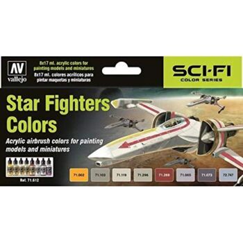Vallejo VAL71612 AV Model Air Set-Star Fighters Colours (8), Various | The Storepaperoomates Retail Market - Fast Affordable Shopping