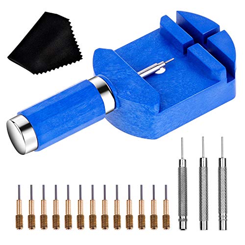 Watch Link Removal Tool Kit, Cridoz Watch Band Tool Chain Link Pin Remover with 12pcs Replacement Pins and 3pcs Pin Punches for Watch Bracelet Sizing, Watch Strap Adjustment and Watch Repair | The Storepaperoomates Retail Market - Fast Affordable Shopping