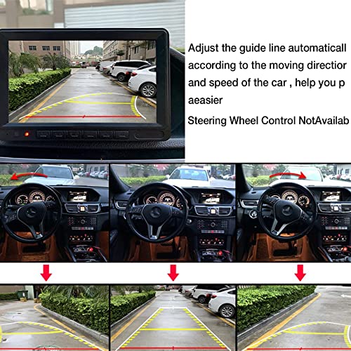 Backup Camera for Car, Rear View Camera with Moveable Guideline, CCD HD Image,IP67 Waterproof, Super Night Vision 170° Wide View Camera, 4 Layer Glass Lens, for Car Pickup Truck SUV RV Van (Black) | The Storepaperoomates Retail Market - Fast Affordable Shopping