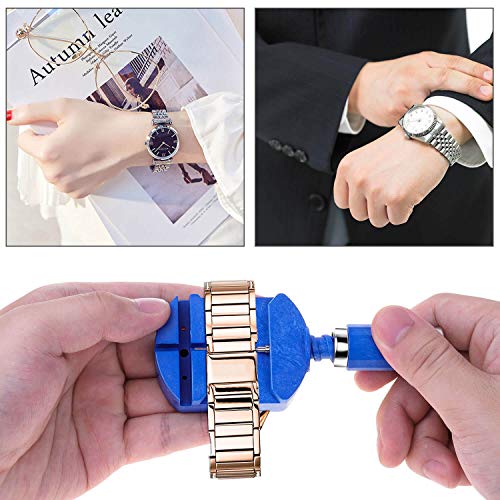 Watch Link Removal Tool Kit, Cridoz Watch Band Tool Chain Link Pin Remover with 12pcs Replacement Pins and 3pcs Pin Punches for Watch Bracelet Sizing, Watch Strap Adjustment and Watch Repair | The Storepaperoomates Retail Market - Fast Affordable Shopping