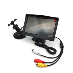 5″ Car Monitor TFT LCD HD Digital 2 Way Video Input for Rear View Camera DVD VCD