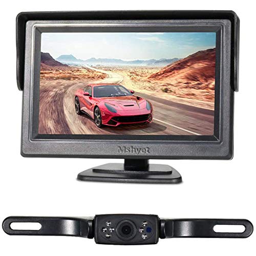 Mshyet Wired Backup Camera System Kit 5 inch Monitor HD LCD Reversing Monitor for Car/RV/Truck/Pickup/Van/Camper Accfly IP68 Waterproof Rear View Night Vision Rear View Camera | The Storepaperoomates Retail Market - Fast Affordable Shopping