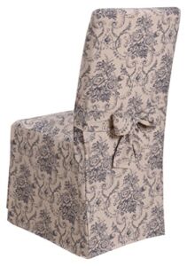 Madison Chateau SLIPCOVER Dining Room Chair SLICOVER, Navy